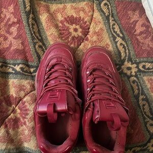 Fila Disruptor II shoes burgundy